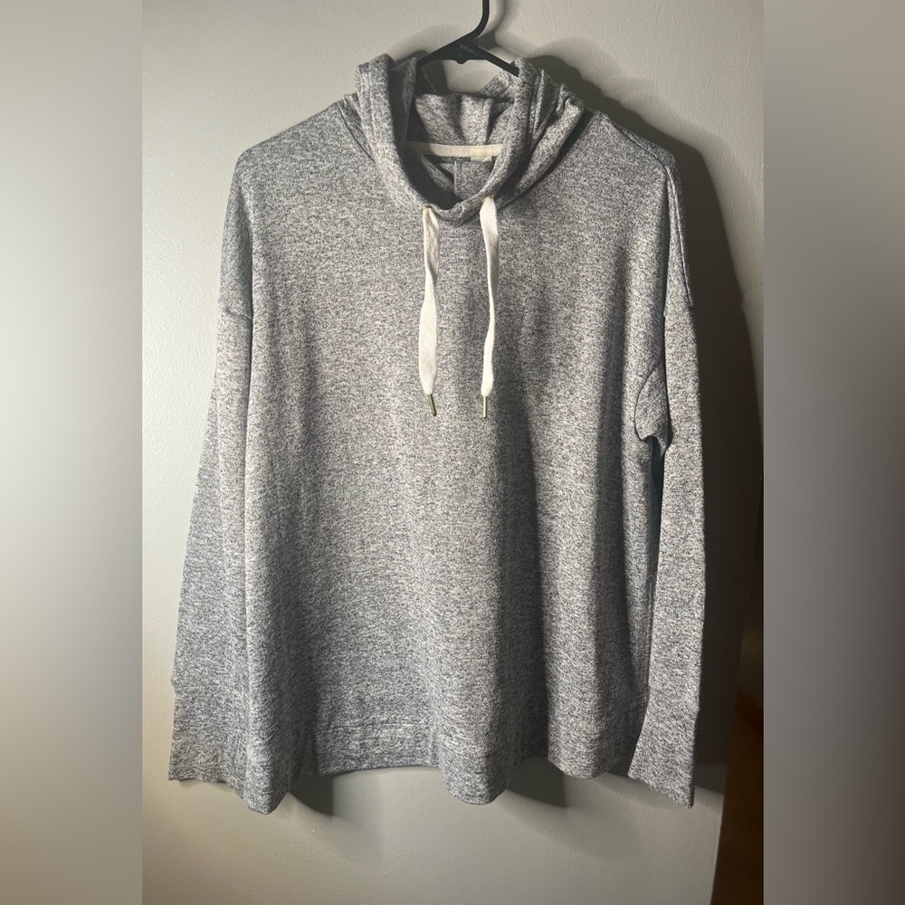 Gray cowl neck sweater size Medium